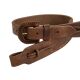 Rigby Gewehrriemen aus Bakers Oak Bark Stirrup Butt-Leder