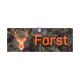 Wilde Hilde Saugnapfschild "Forst" II Orange