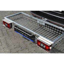 Heck-Pack Hecktransporter Ergo-Hebebegriff aus Edelstahl