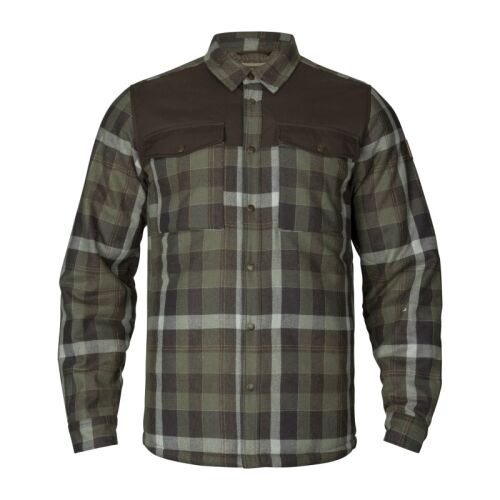 Härkila Herren Hemdjacke Asmund Insulated Wool Willow green/Phantom