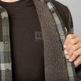 H&auml;rkila Herren Hemdjacke Asmund Insulated Wool Willow green/Phantom