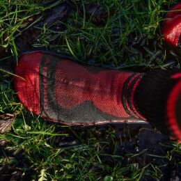 H&auml;rkila Socken Waterproof Red/Black &ndash; 2 Paar
