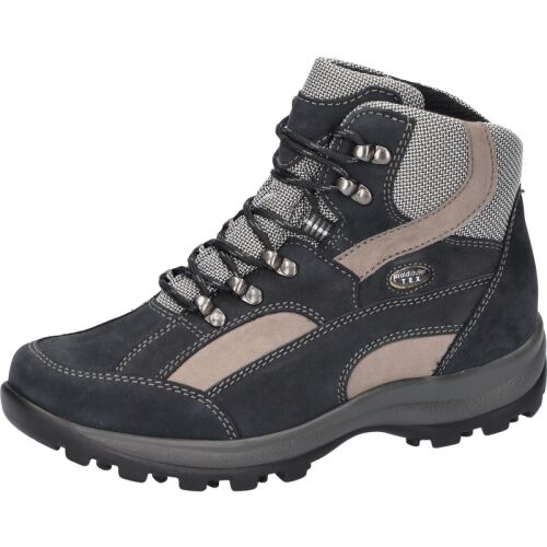 Waldläufer Damen Schnürstiefel Holly Notte Pietra Silber