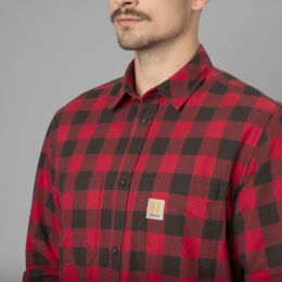 H&auml;rkila Herren Hemd Scandinavien Red check XL