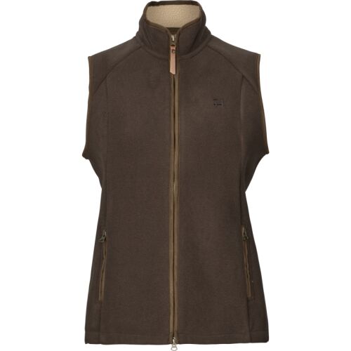 Härkila Damen Fleeceweste Sandhem Sherpa Demitasse brown XXL