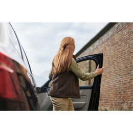 H&auml;rkila Damen Fleeceweste Sandhem Sherpa Demitasse brown XXL