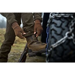 H&auml;rkila Handschuhe Alpacka Fingerlose Pinecone brown