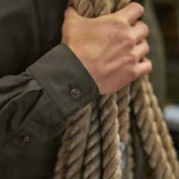 H&auml;rkila Herren Hemd Alto L/S Willow green