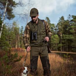H&auml;rkila Herren Lederhose Driven Hunt HWS Willow green/Shadow brown