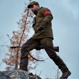 H&auml;rkila Herren Lederhose Driven Hunt HWS Willow green/Shadow brown