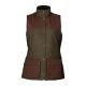 Härkila Damen Weste Retrieve Dark warm olive/Burgundy