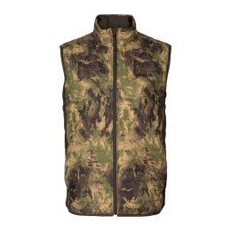 H&auml;rkila Herren Weste Deer Stalker Camo Reversible Packable Willow green/AXIS MSP&Acirc;&reg;Forest L