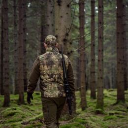 H&auml;rkila Herren Weste Deer Stalker Camo Reversible Packable Willow green/AXIS MSP&Acirc;&reg;Forest L