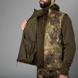 H&auml;rkila Herren Weste Deer Stalker Camo Reversible Packable Willow green/AXIS MSP&Acirc;&reg;Forest L