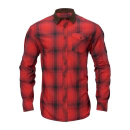 Härkila Herren Hemd Driven Hunt Red/Black check