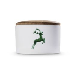 Gmundner Keramik Vorratsdose mit Holzdeckel, Grüner...