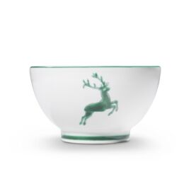 Gmundner Keramik Gr&uuml;ner Hirsch, M&uuml;slischale gro&szlig; (&Oslash; 14cm)