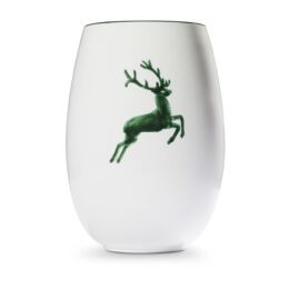 Gmundner Keramik Gr&uuml;ner Hirsch, Vase 21cm