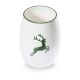 Gmundner Keramik Grüner Hirsch, Vase 21cm