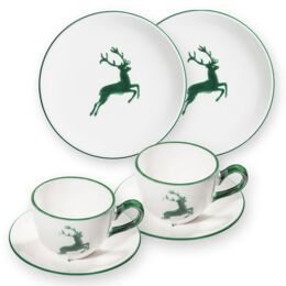 Gmundner Keramik Grüner Hirsch, Frühstück...