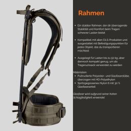 VORN Rucksack-Tragesystem DLF Ash Green