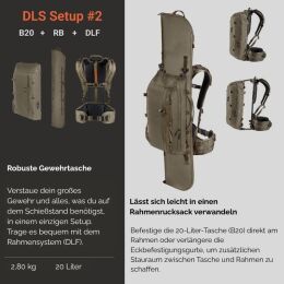 VORN Rucksack-Tragesystem DLF Ash Green