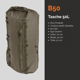 VORN Rucksack B50 Ash Green