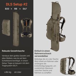 VORN Futteral RB Rifle Bag 130cm Ash Green