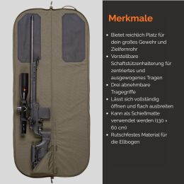 VORN Futteral RB Rifle Bag 130cm Ash Green