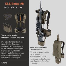 VORN Waffenschutzh&uuml;lle RC Riffle Cover 100cm Ash Green