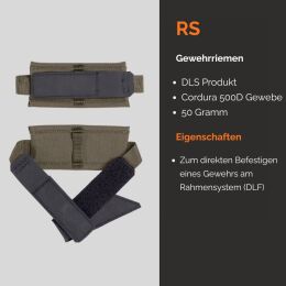 VORN Rucksack Gewehrgurte RS Rifle Straps Ash Green