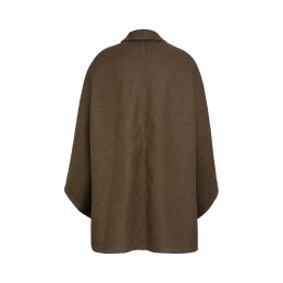 Rascher Damen Loden Wetterfleck/Plaid/Kotze Braun