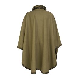 Rascher Camo-Wende-Lodenkotze Wetterfleck "Prestige" Camouflage/Oliv L