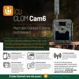 ICUserver CLOM Cam6 Wildkamera inkl. 2000 Gratis Coins 3er Set