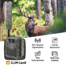 ICUserver CLOM Cam6 Wildkamera inkl. 2000 Gratis Coins 4er Set