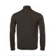 Chevalier Herren Pullover Aston Half Zip Merino Leather Brown