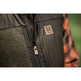 H&auml;rkila Herren Fleeceweste Kalix Willow green/Shadow brown 5XL