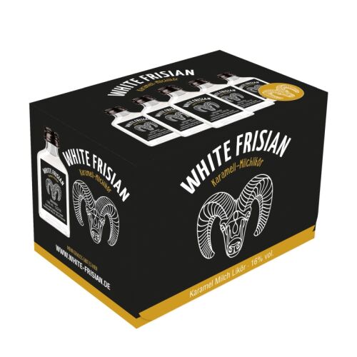 Heydt White Frisian Karamell Milchlikör 12er Pack 0,02L