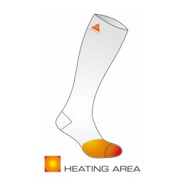Alpenheat Beheizte Socken App-Bedienung Schwarz/Orange