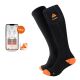Alpenheat Beheizte Socken App-Bedienung Schwarz/Orange
