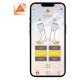 Alpenheat Beheizte Socken App-Bedienung Schwarz/Orange