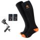 Alpenheat Beheizte Socken App-Bedienung Schwarz/Orange