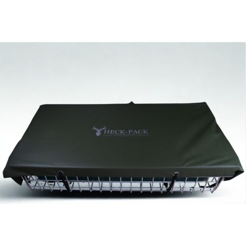 Heck-Pack Allzweck-Abdeckplane in dunkelgrün inkl. Befestigungsgummis