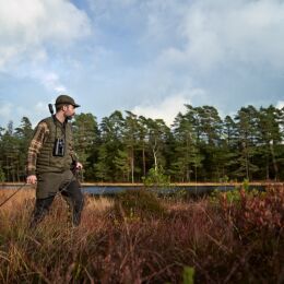 H&auml;rkila Herren Lederhose Driven Hunt HWS Willow green/Shadow brown 50 Standard"