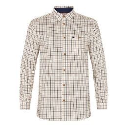 Seeland Herren Oxford Hemd Classic Blue/Merlot Check S