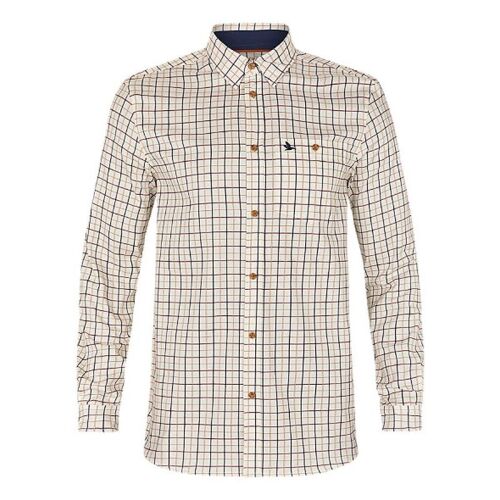 Seeland Herren Oxford Hemd Classic Blue/Merlot Check XL