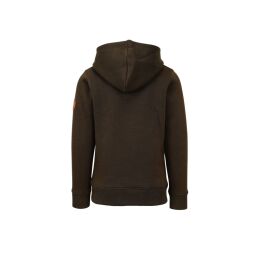 Hubertus Kinder Hoodie "Uni" Oliv 116
