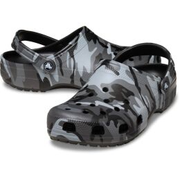 Crocs Unisex Clog Classic Camouflage Black Slate Grey M9W11/42-43
