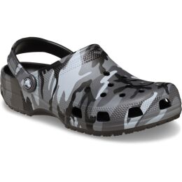 Crocs Unisex Clog Classic Camouflage Black Slate Grey M12/46-47