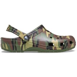 Crocs Unisex Clog Classic Camouflage Army Green Multi M9W11/42-43